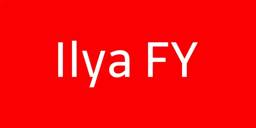 Ilya FY Font preview 2