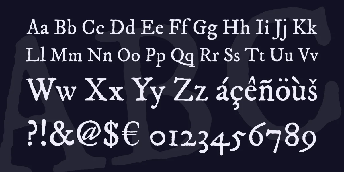 IM FELL DW Pica Font Family preview 5