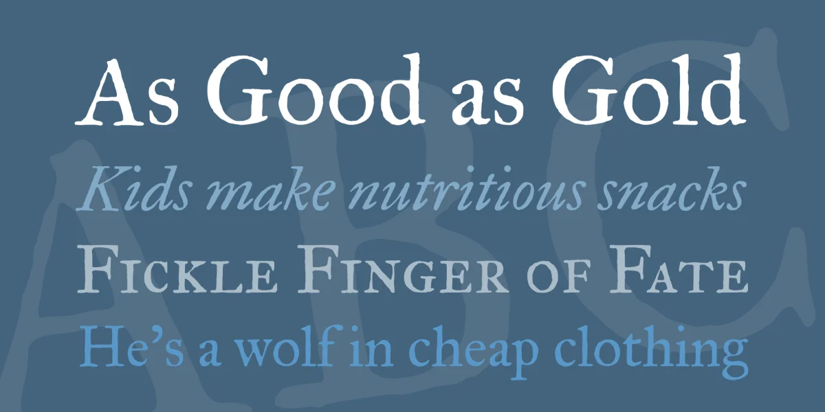 IM FELL Great Primer Font Family preview 2