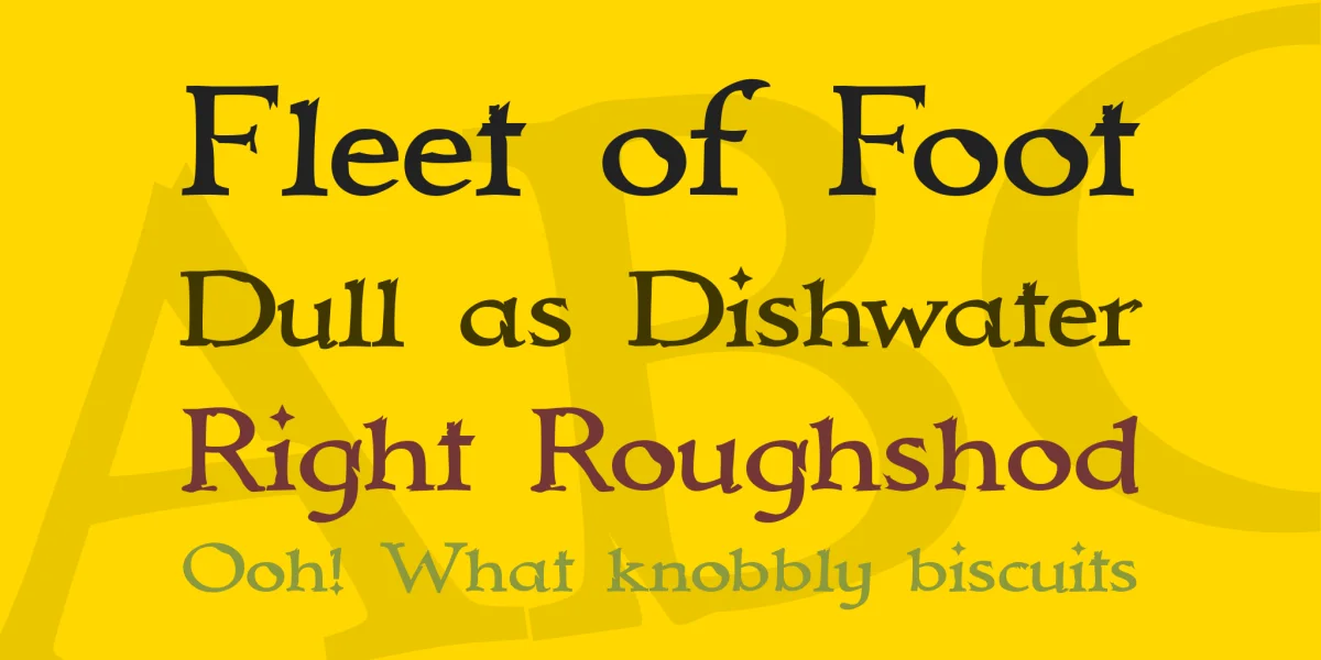 Immortal Font Family preview 2