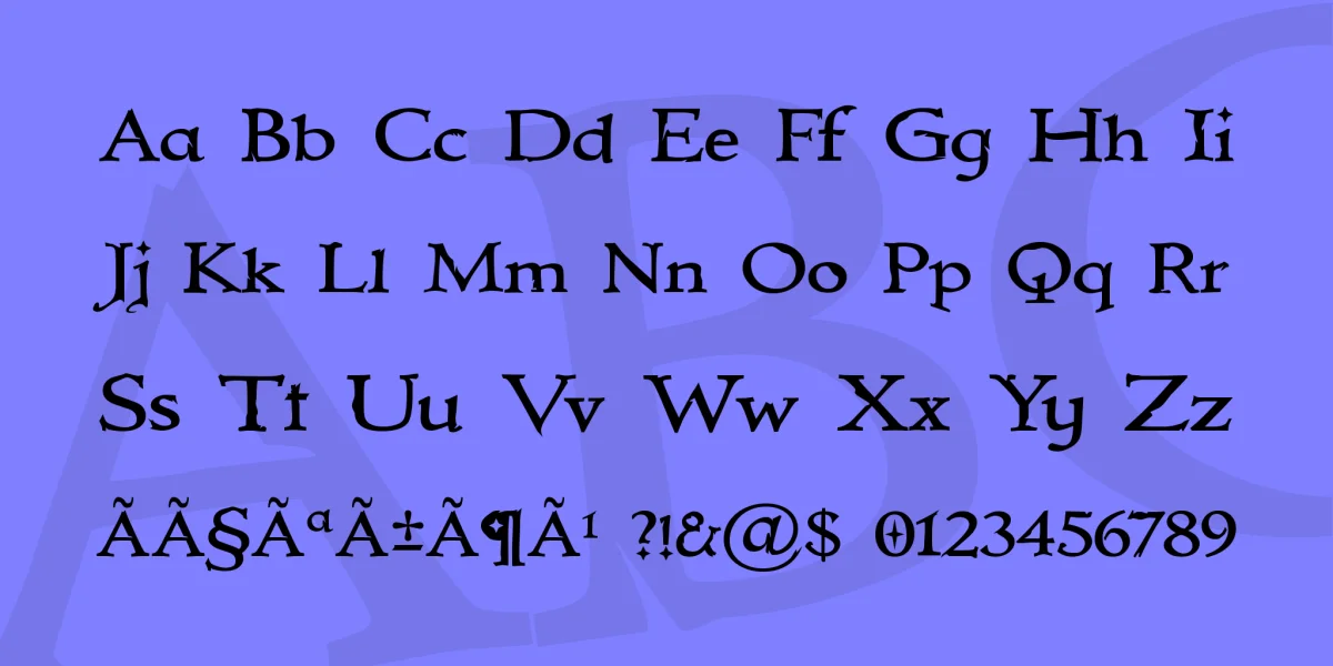Immortal Font Family preview 3