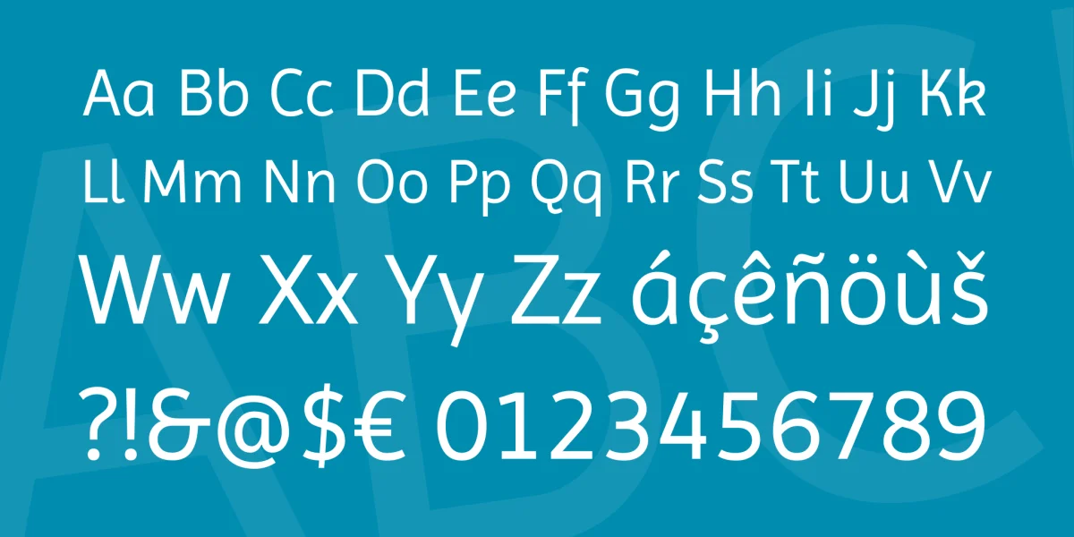 Imprima Font preview 5