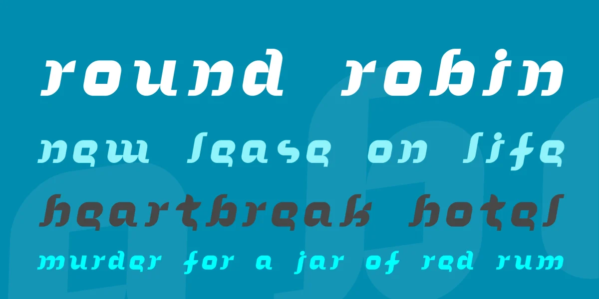 In the arms of sleep Font preview 2