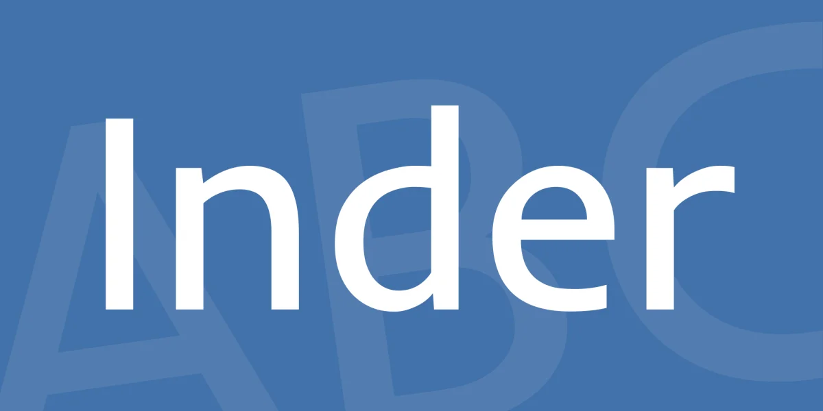 Inder Font