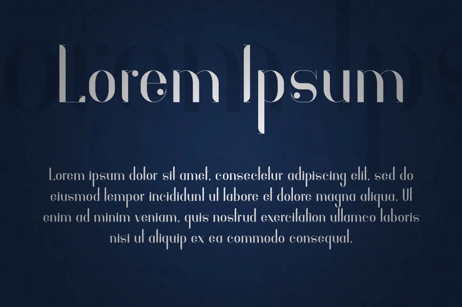 Indigo Font preview 3