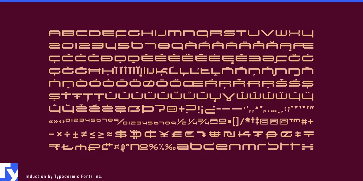 Induction Font preview 5