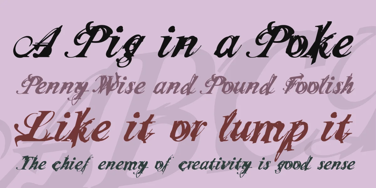 Infiltrace Font preview 2