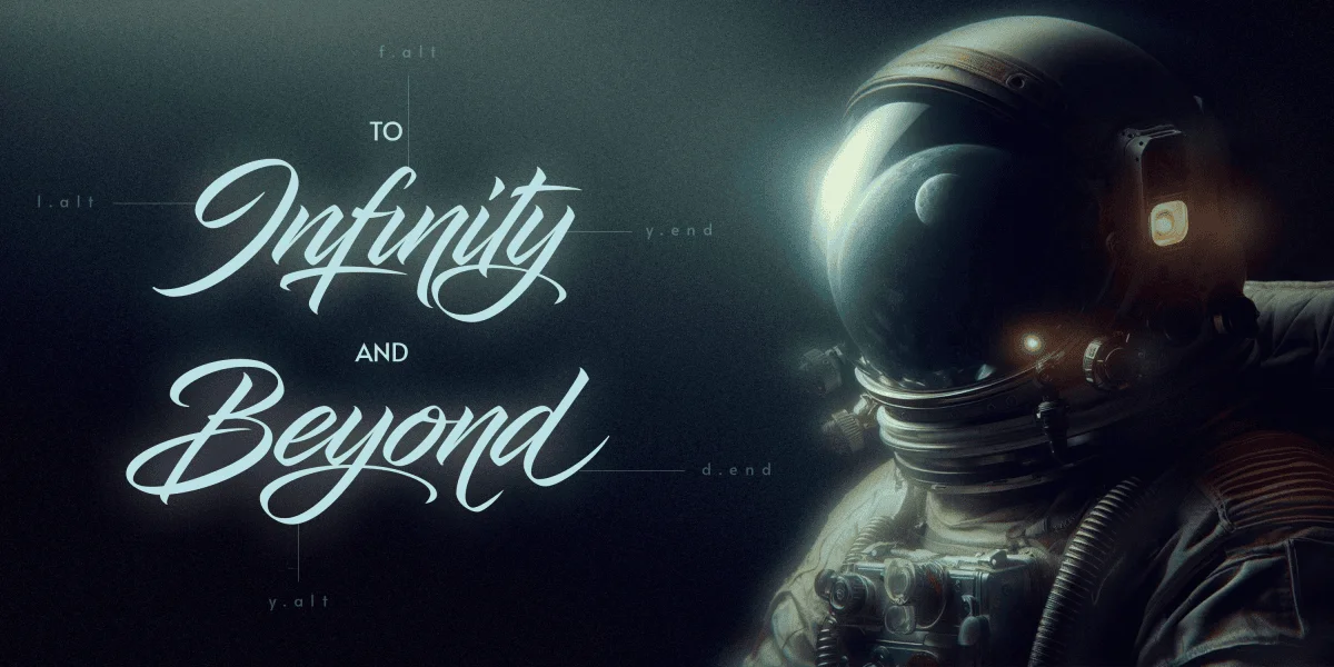 Infinite Stroke Font Family preview 2