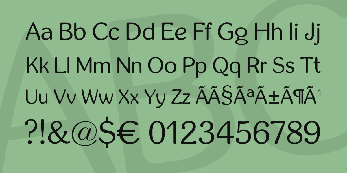 inglobal Font Family preview 4