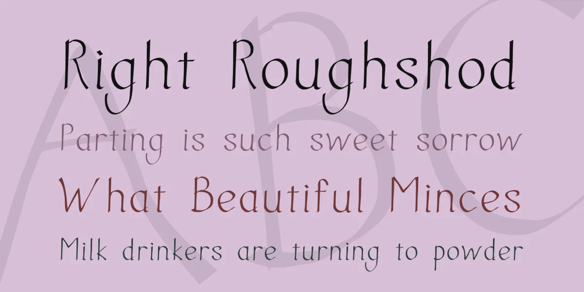 Inkcalig Font preview 3