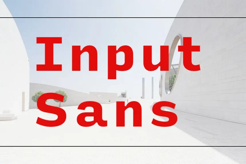Input Sans Font Family preview 2