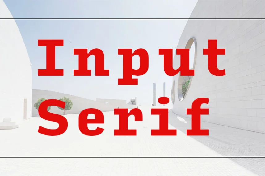Input Serif Font Family