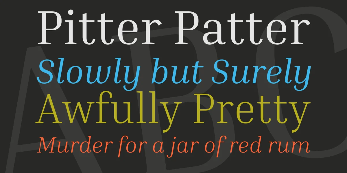 Inria Serif Font Family preview 6