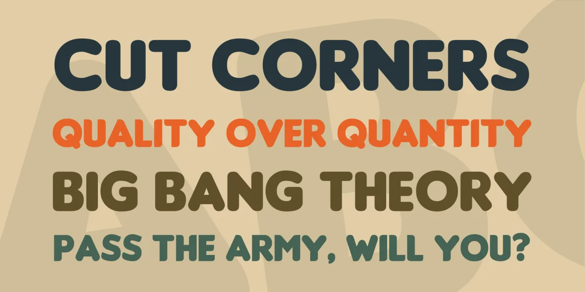 Insaniburger Font Family preview 2