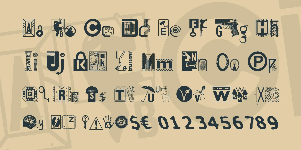 Insecurity Font preview 3