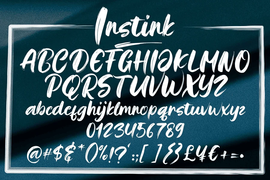 Instink Font preview 5