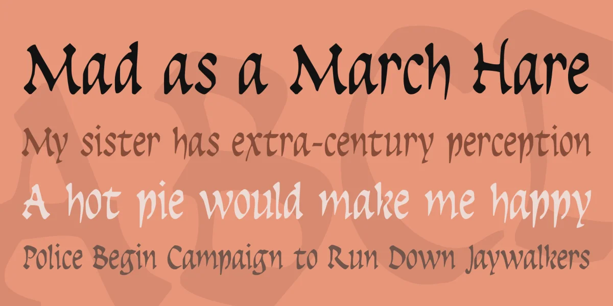 Insula Font preview 2
