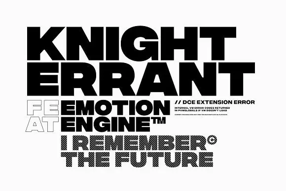 Integral CF Font preview 3