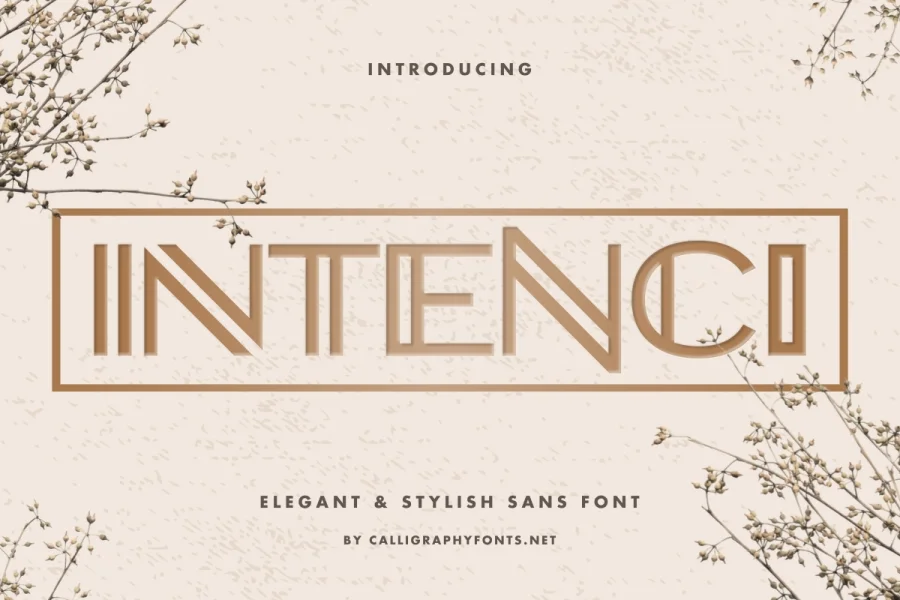 Intenci Demo Font preview 2