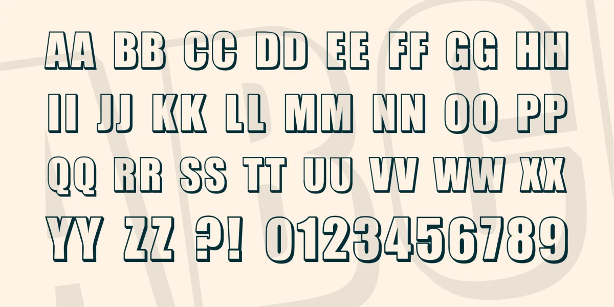 Invited Font preview 3
