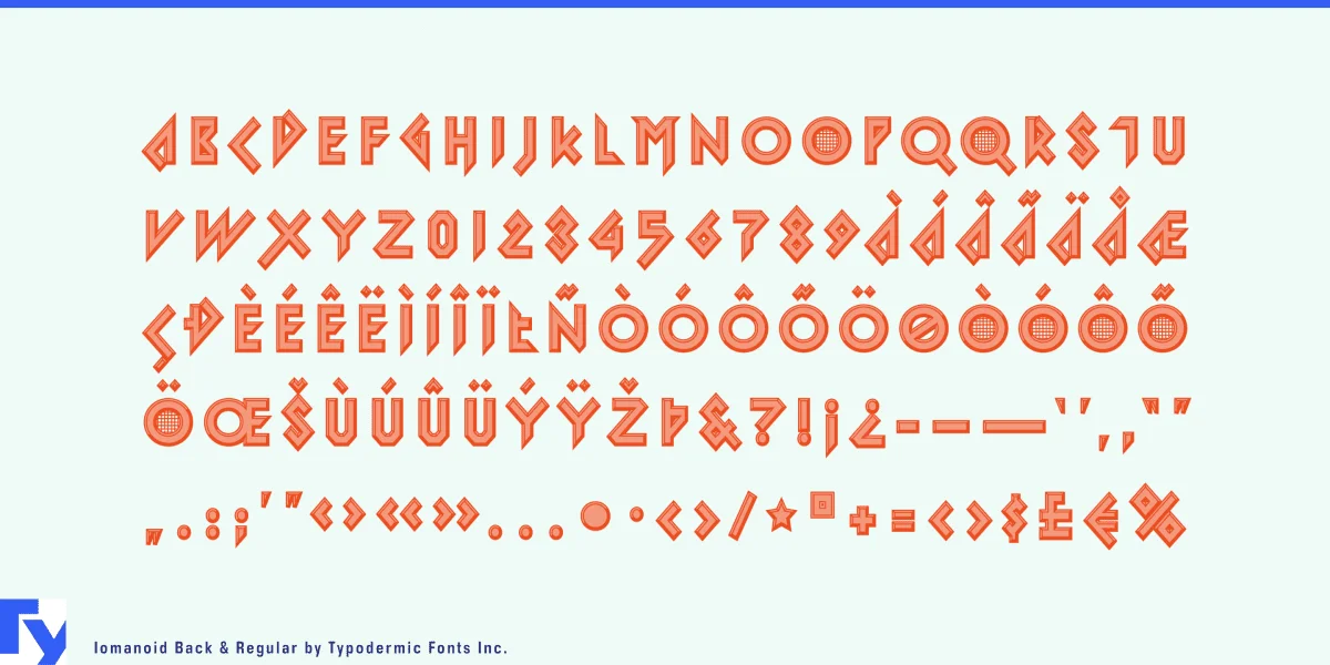 Iomanoid Font Family preview 5