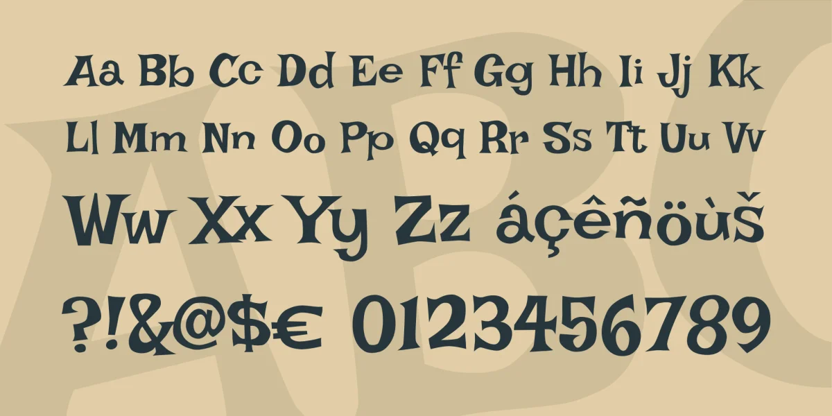 Irish Grover Font preview 4