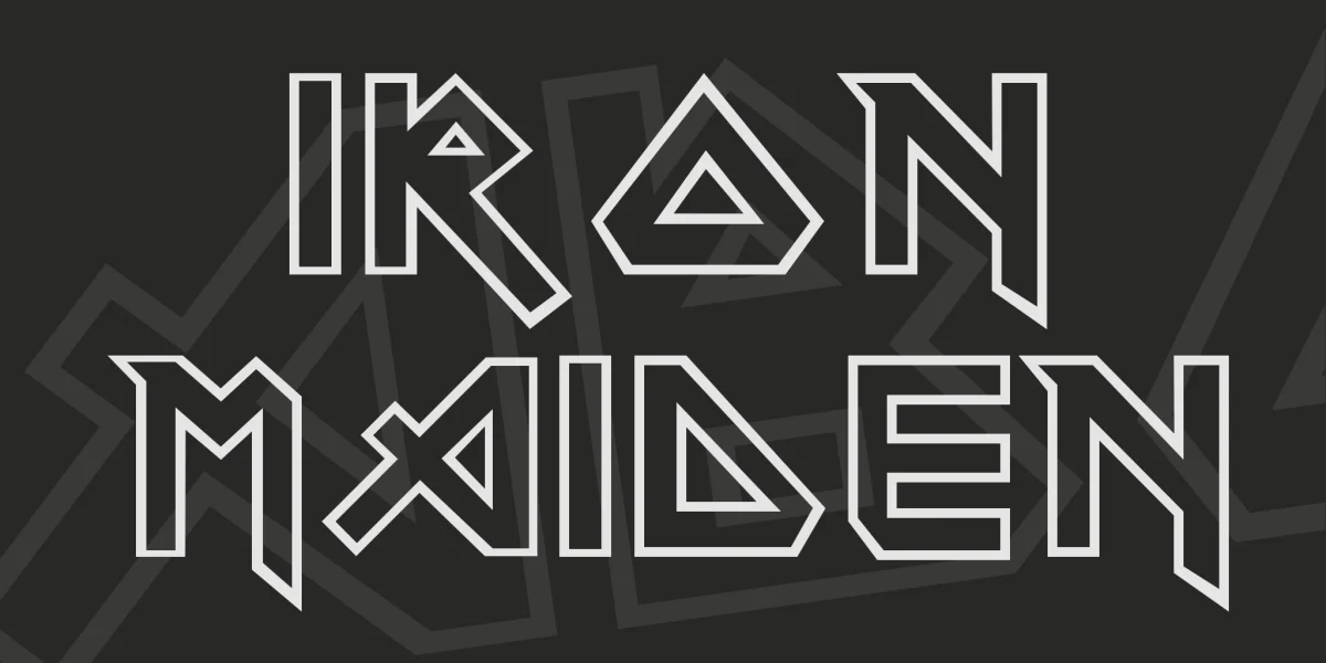 Iron Maiden Font