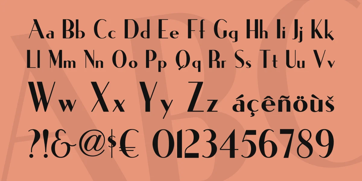 Ironick NF Font preview 3