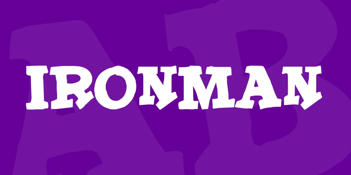 IronMan Font