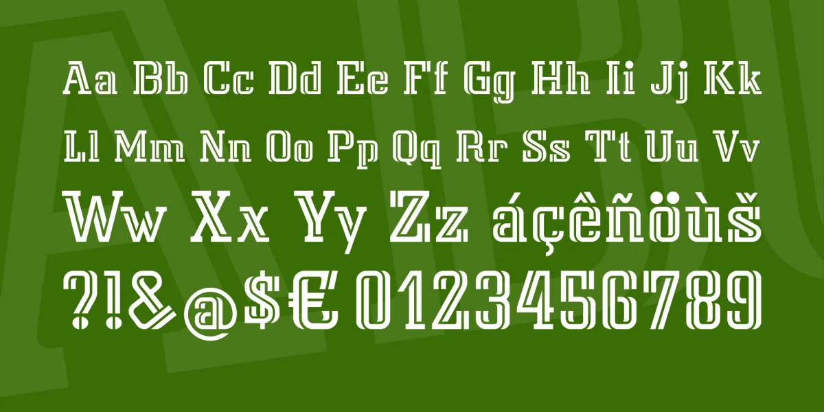 Isar CAT Font preview 4