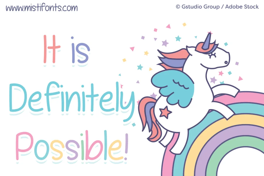 It is Definitely Possible Font