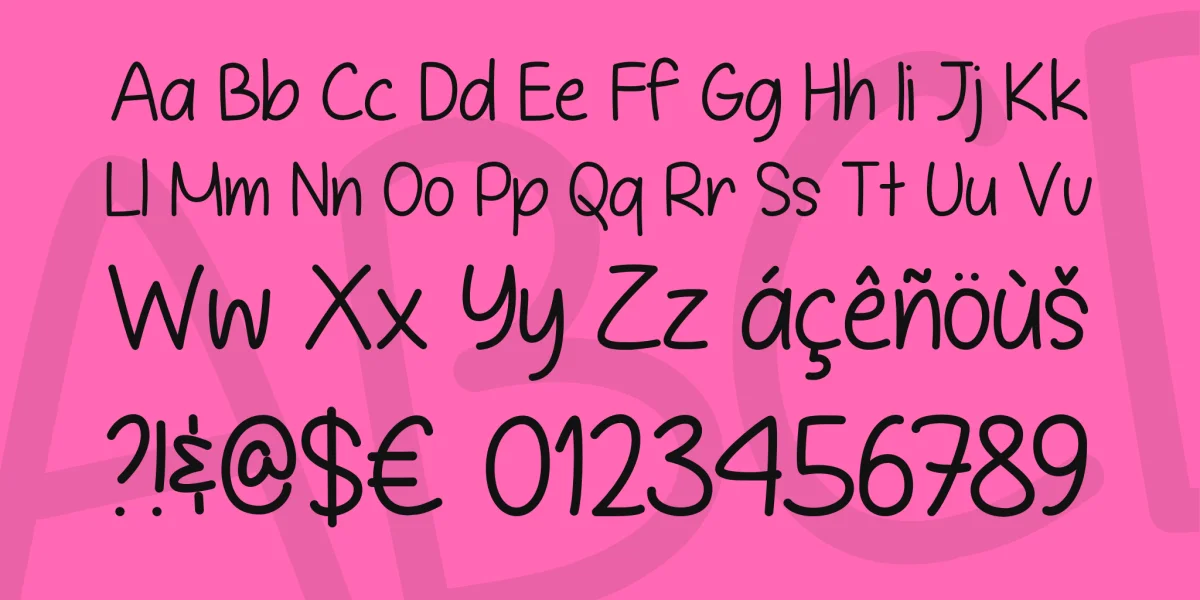 It is Definitely Possible Font preview 4