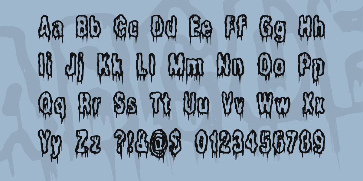 It Lives In The Swamp BRK Font preview 2