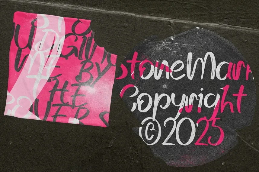 IT Stone Mark Font preview 5