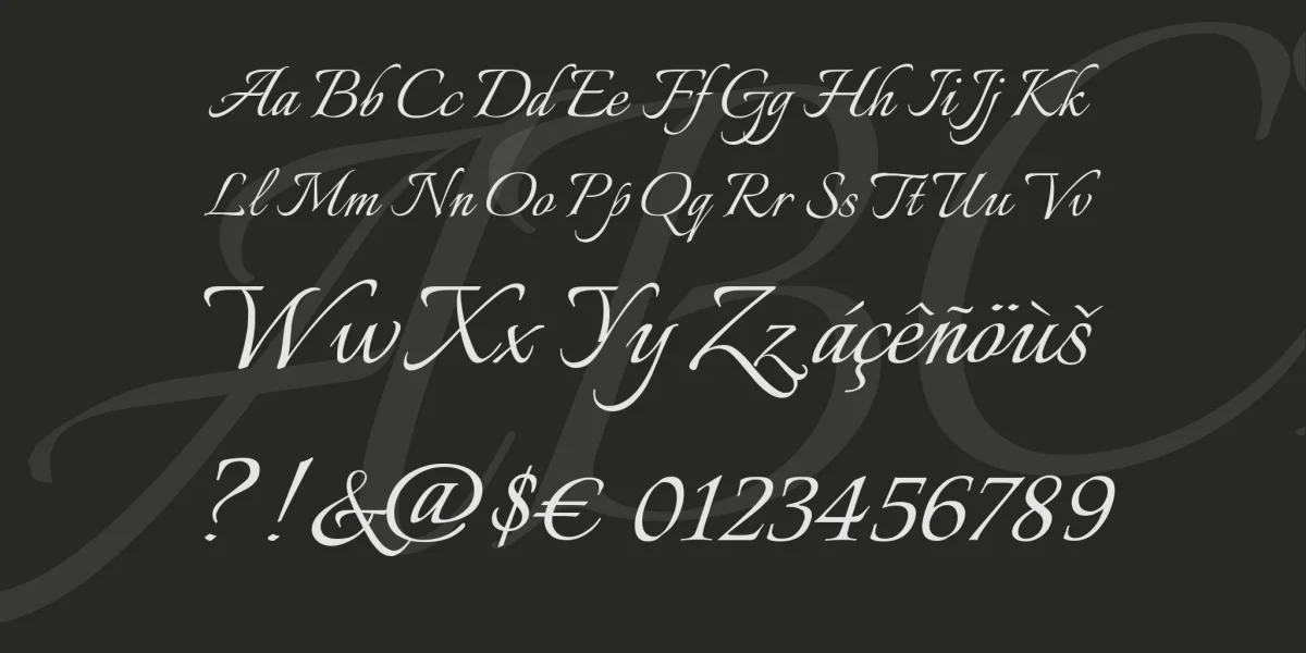 Italianno Font preview 4