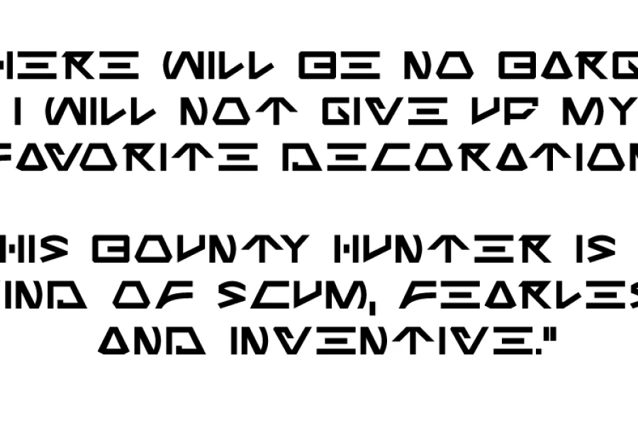 Jabba the Font Font preview 2