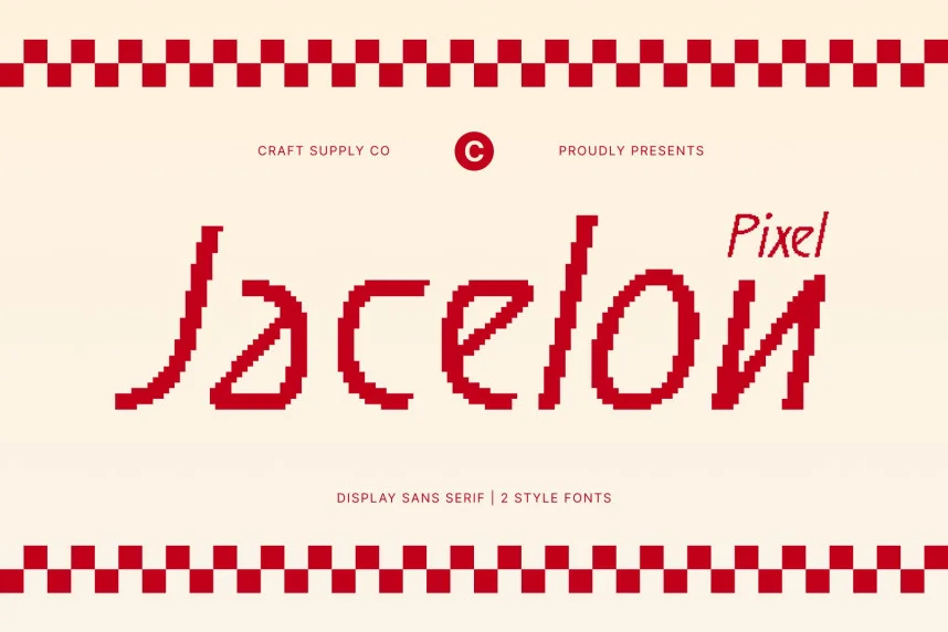 Jacelon Pixel Font