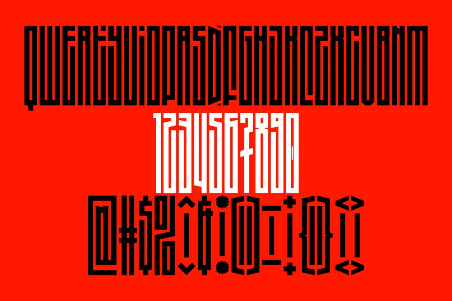 JAGATRAYA demo Font preview 5