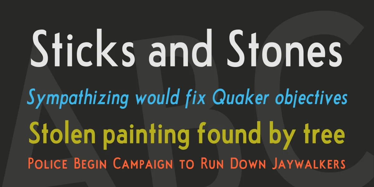 Jakob Font Family preview 3