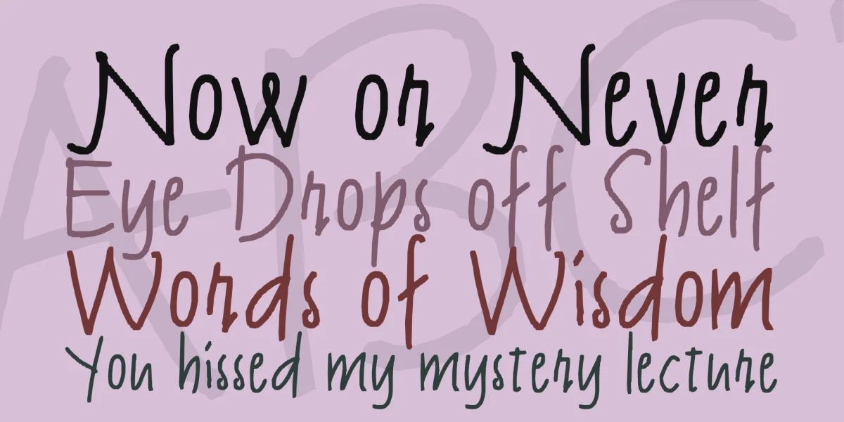 James Almacen Font preview 2