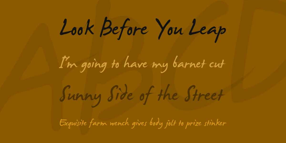 James Fajardo Font preview 2