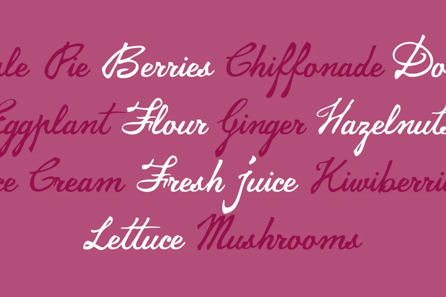 Jamscript Font preview 2