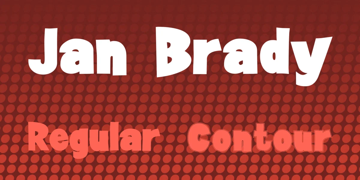 Jan Brady Font Family