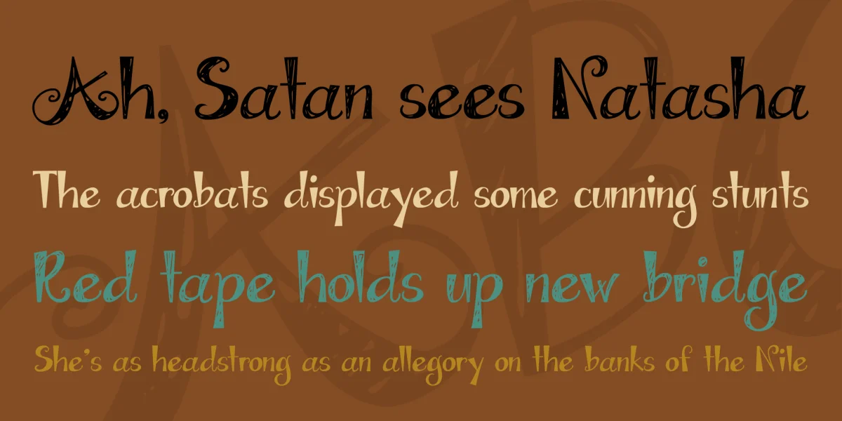 Janda Apple Cobbler Font Family preview 2