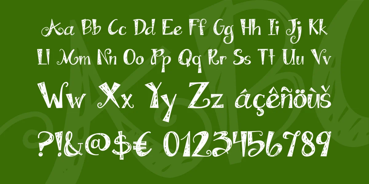 Janda Apple Cobbler Font Family preview 3