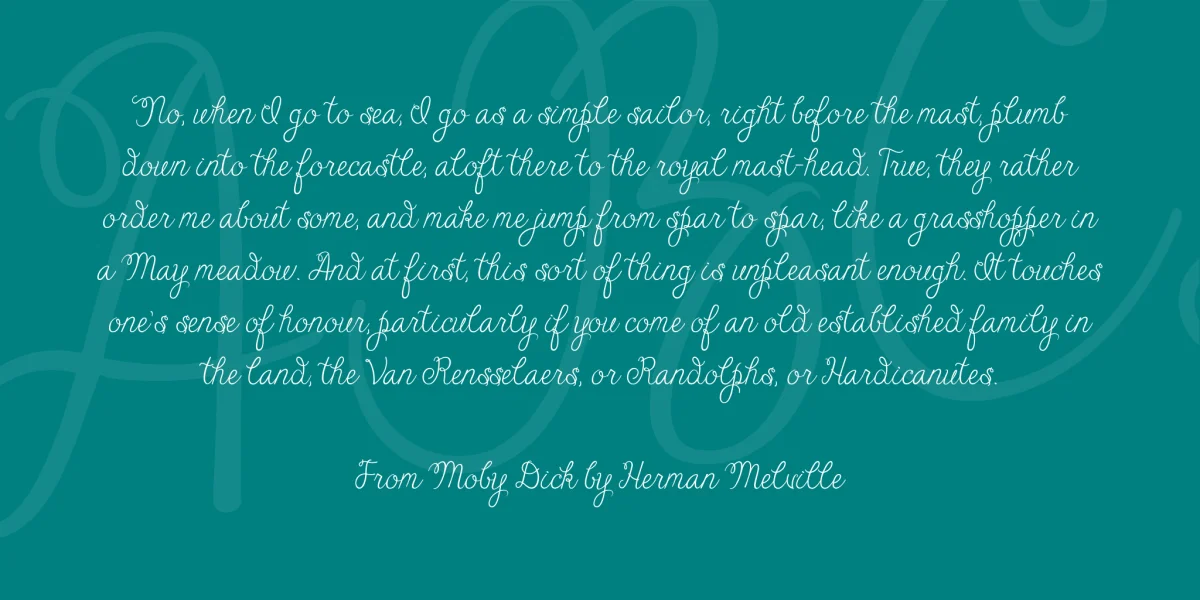Janda Cheerful Script Font preview 3