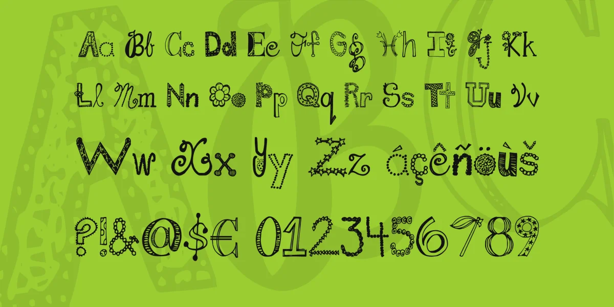 Janda Fabulous Font preview 2