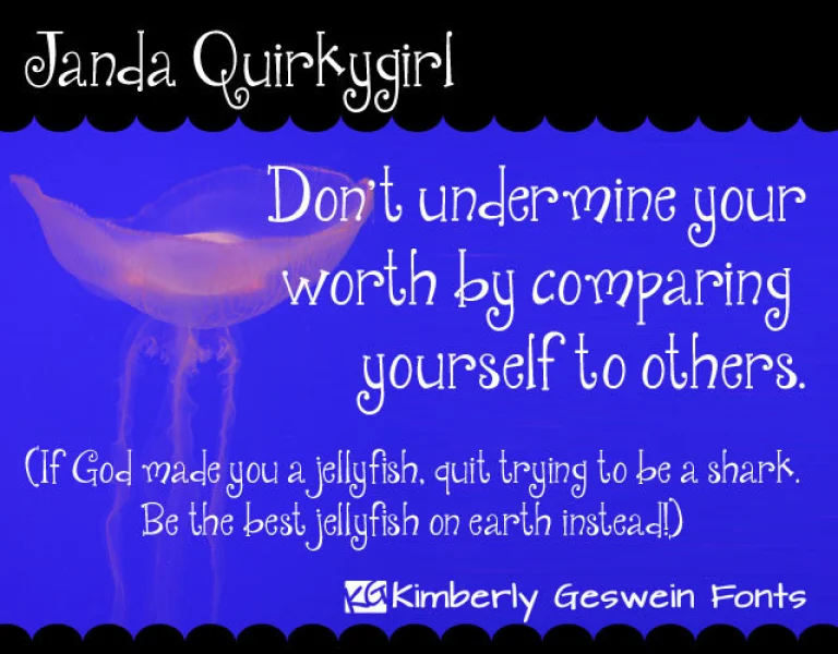 Janda Quirkygirl Font