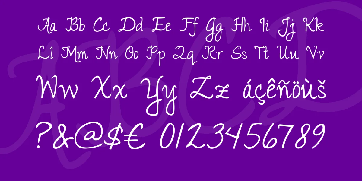 Janda Romantic Font preview 4