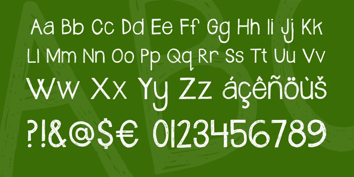 Janda Safe and Sound Font Family preview 3